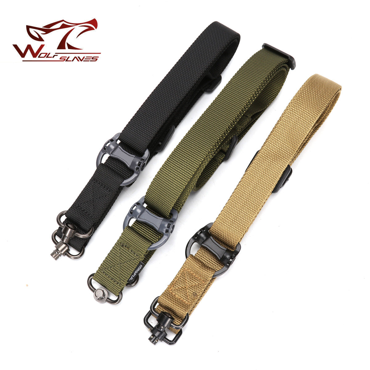 MS4 dual - point tactical strap strap with straight - plug safety rope seal rope M4 chest string for bullet strap