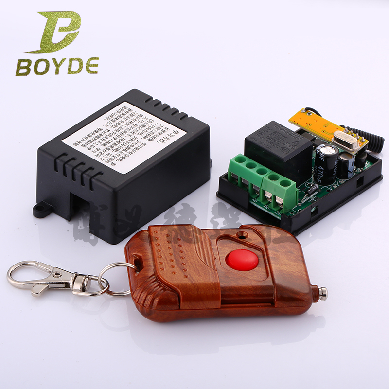12V single-way remote control switch wireless remote control control board 12 V learning type switch power control switch