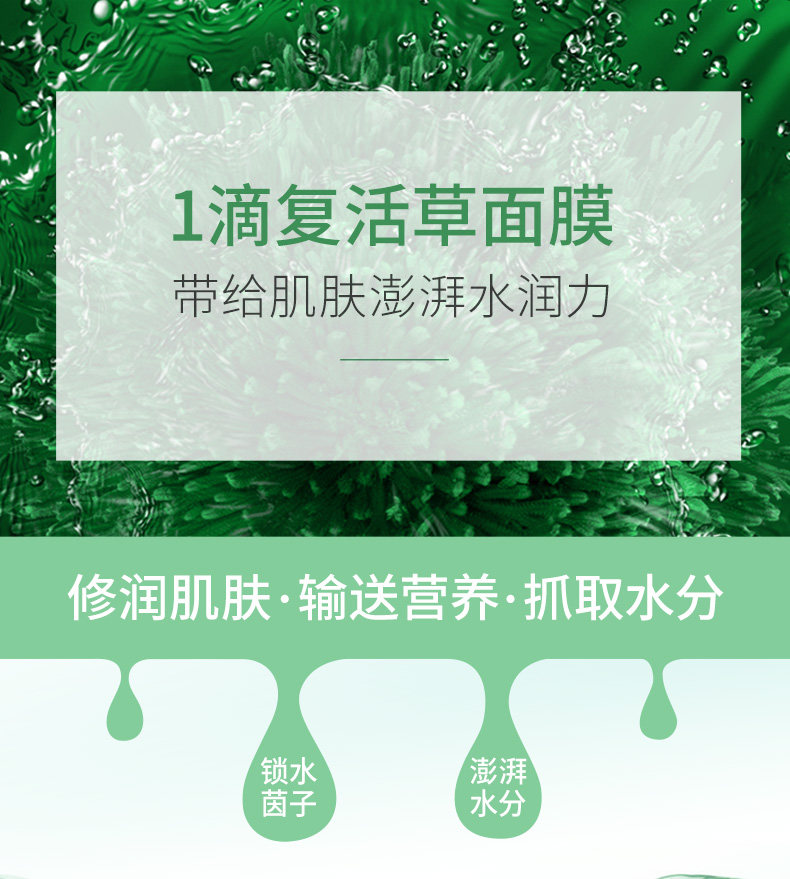 复活草胎盘素免洗面膜 1罐=50片面膜 图3