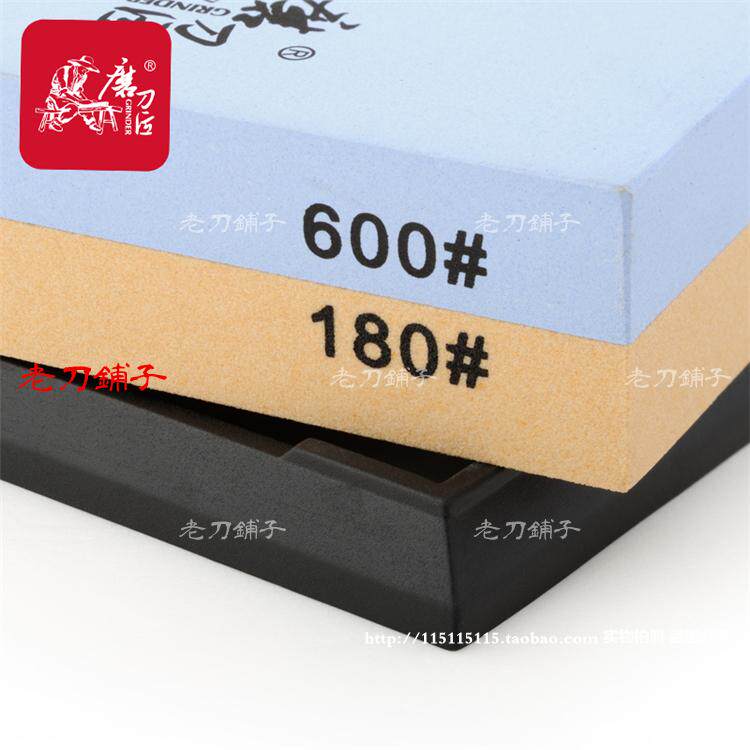 Original dress GRINDER sharpening artisan white corundum 180 mesh 600 mesh double face grinding knife stone oil stone T6618W