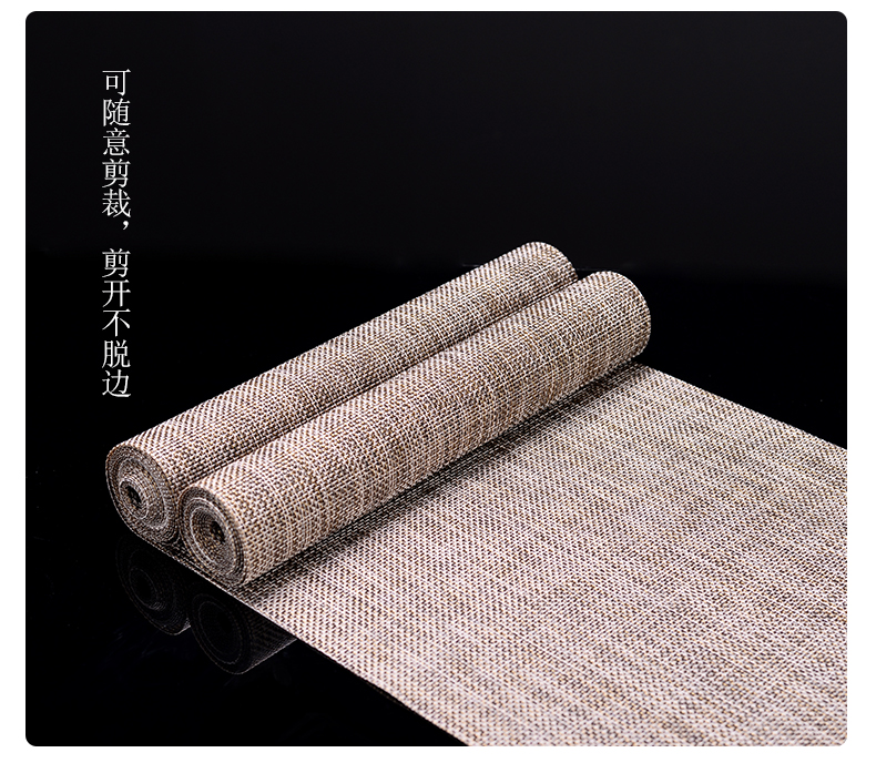 Tea accessories cloth mat mat table flag Tea Tea cloth household cloth banner zen Tea kettle as table mat