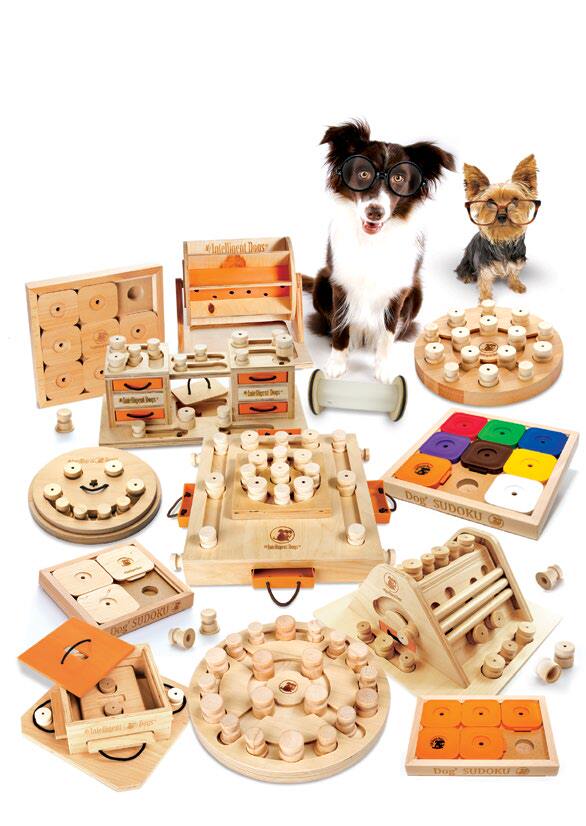 My Intelligent Dogs Austrian super dog game Puzzle hidden food sniff Toy enrichment