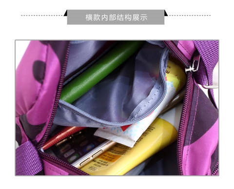 Bà chéo chéo túi vải chéo vai đeo túi nữ trung niên túi nylon Túi vải Oxford túi nhỏ giản dị túi xách đeo chéo