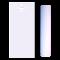 Белое просверленное отверстие