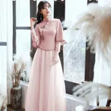 Платье подружки невесты, юбка для школьников, ретро лонгслив, нарукавники, комплект, коллекция 2021, яркий броский стиль