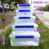 Fresh box Transparent plastic box Large capacity kitchen food grade rectangular refrigerator special commercial storage seal