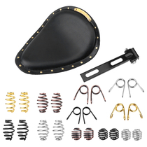 Motorcycle accessories Harley Cruise Prince modified retro copper nail spring leather seat single seat bag seat cushion