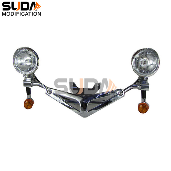 Motorcycle Accessories Racing Star 1100 XVS1100 Modified Harley Style Turn Light Holder Fog Light Pole Fog Light