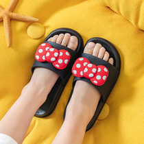 Girls cute princess slippers summer children indoor home baby slippers non-slip soft bottom Bath children wear