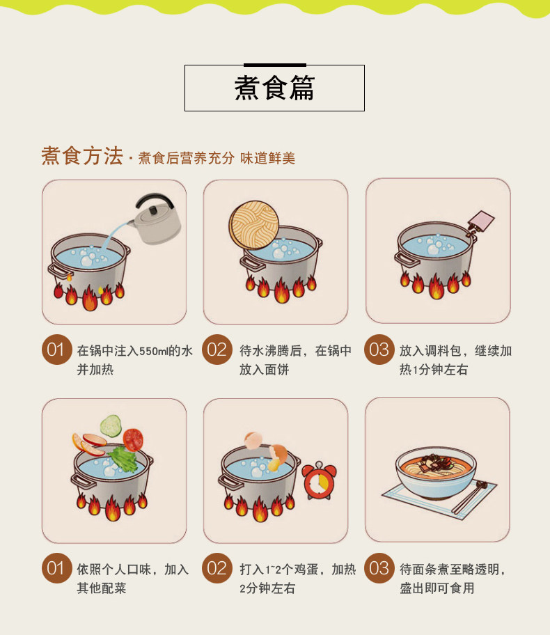 白象 原汁猪骨/红烧牛肉 方便面 75g*5包 图4