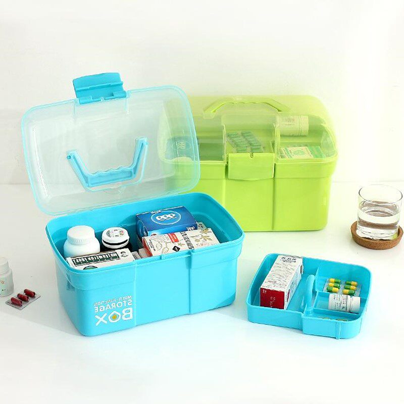 large medicine box first aid kit medicine box family