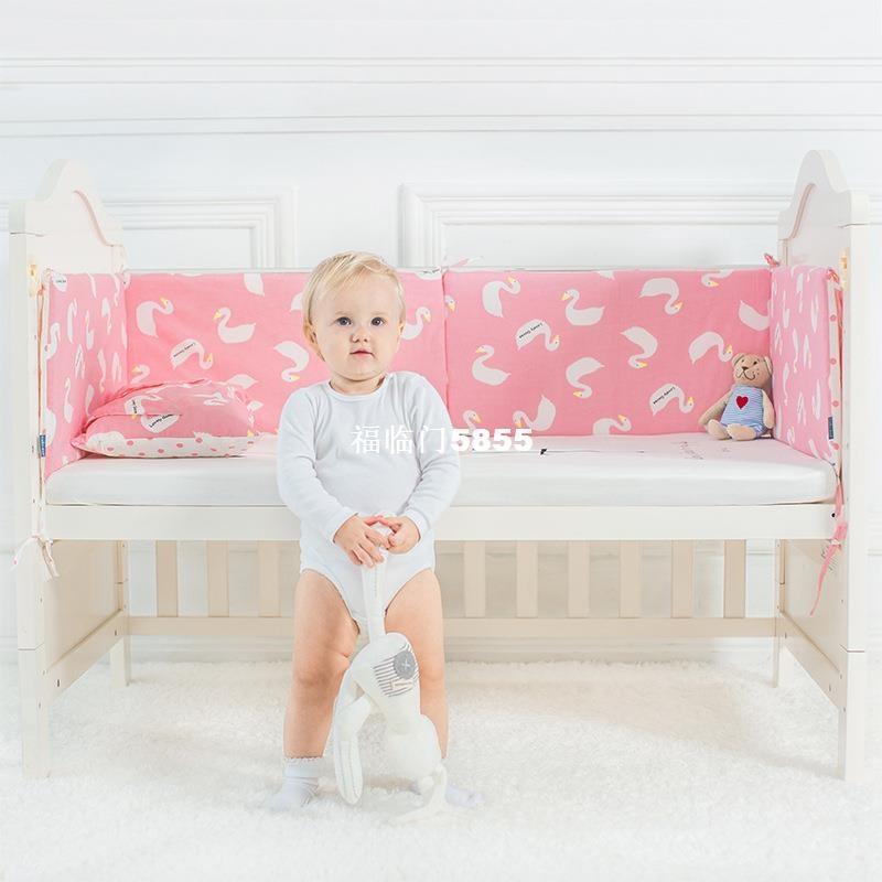 -Nordic Baby Bed Bumper Newborn Cot Cactus Flamino Bumper