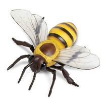 Animal model American toy animal S insect toy teaching aids ornaments bee large 17 5cm
