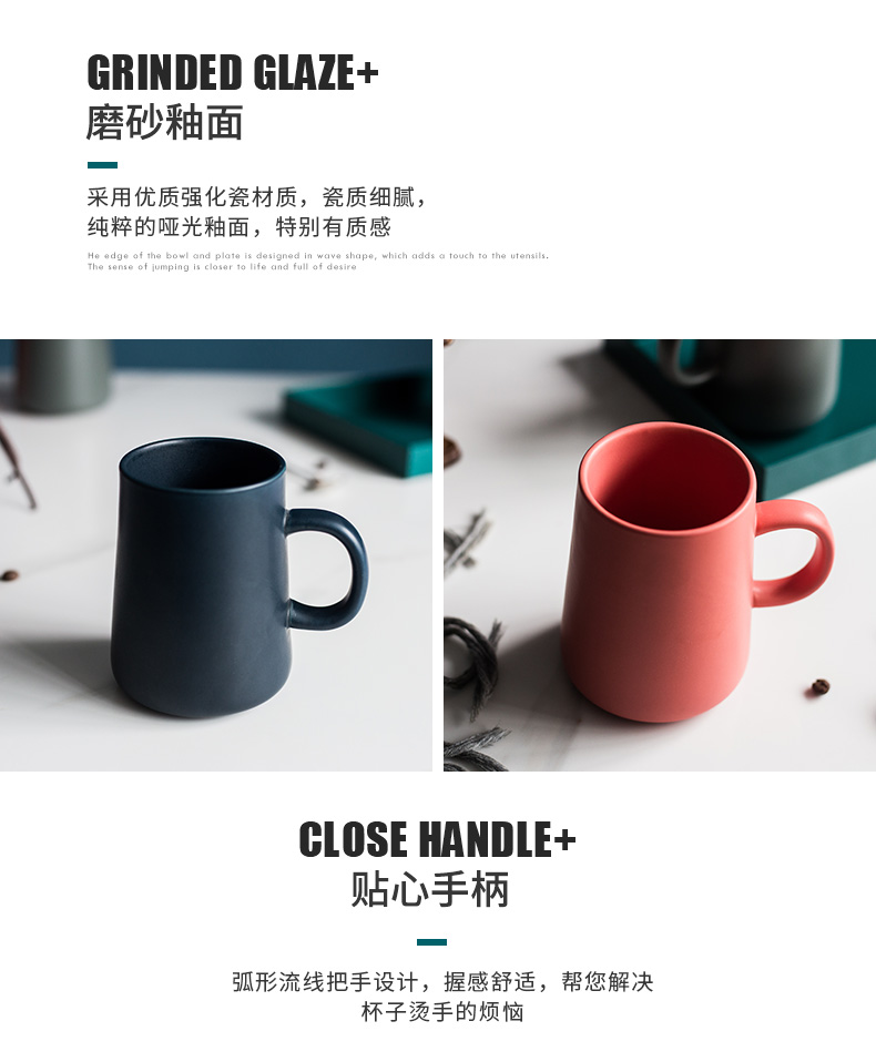 Ins creative picking lovely move trend ceramic cup keller of coffee cup suit small European - style key-2 luxury