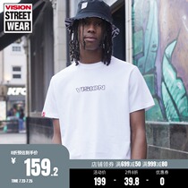 VISION2020 summer new men and women with the same skateboard printing perspiration moisture-absorbing short-sleeved T-shirt V202NC1030