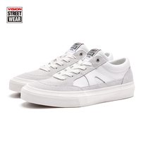 VISION Stick retro ivory white low helping turn fur sailor cloth shoes men and women street sports board shoes 22 new