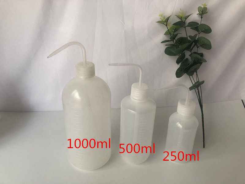 Print Embroidery Clean Bottle Elbow Bend Mouth Plastic Wash Bottle Eyelink Wash Bottle Watering Bottle Watering 250500 1000ml-Taobao
