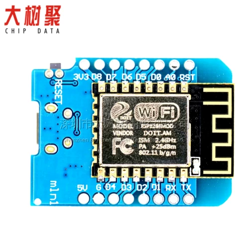 Mini D1 Wi -Fi разработан на основе модуля ESP8266 ESP12FN Moddemcu, мы пираты, эти данные - Sunlephant, украденные с доски Youdao