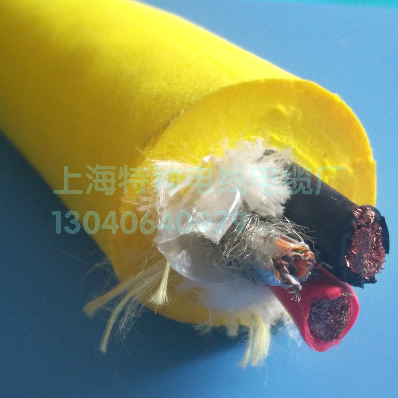 High-power underwater operation level zero buoyancy ROV umbilical cable network route plus 2 power supplies 6 8 10 integrated wires