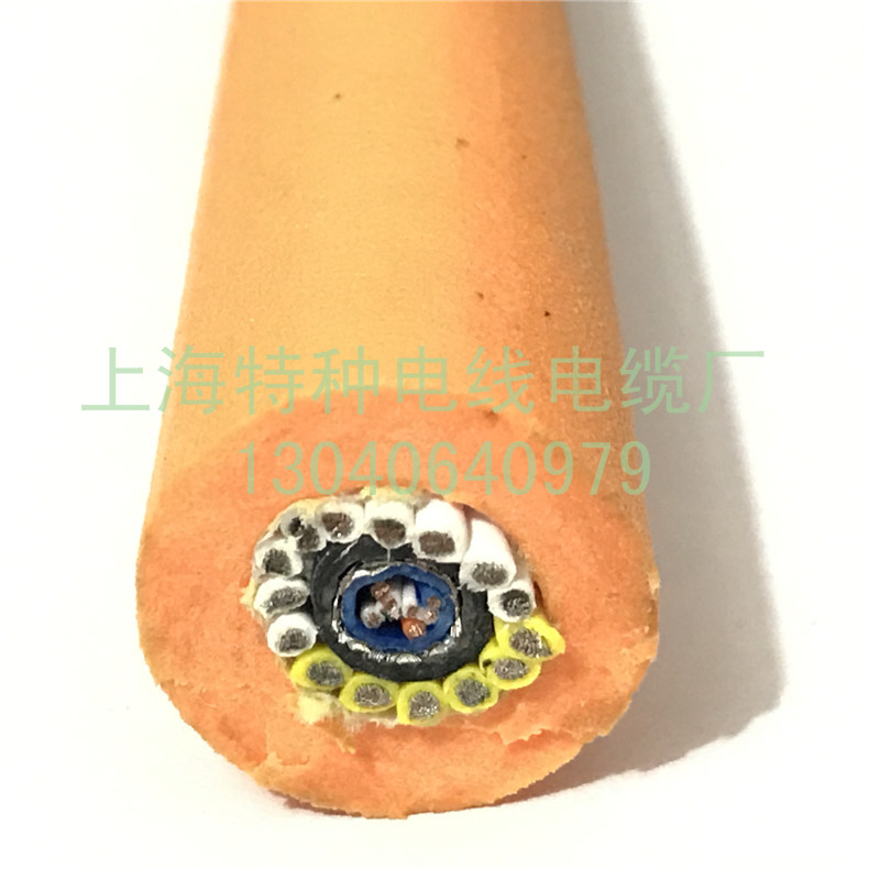 Orange tensile flexible shielding water dense cable Underwater ROV cable sea resistant zero buoyancy cable cord cable