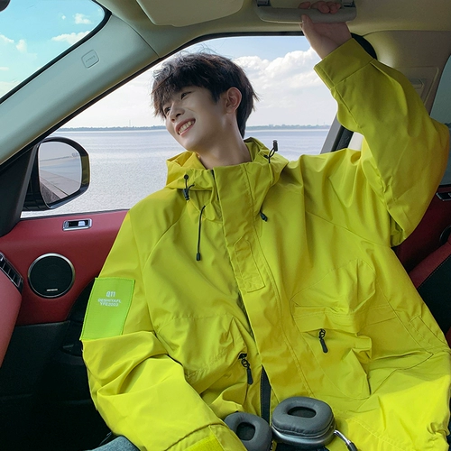 Мужская осенняя куртка, в американском стиле, большой размер