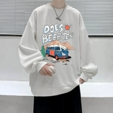 Ретро утепленная толстовка, демисезонный утепленный лонгслив, в американском стиле