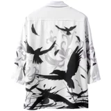 Летняя рубашка, мужская куртка, свободный крой