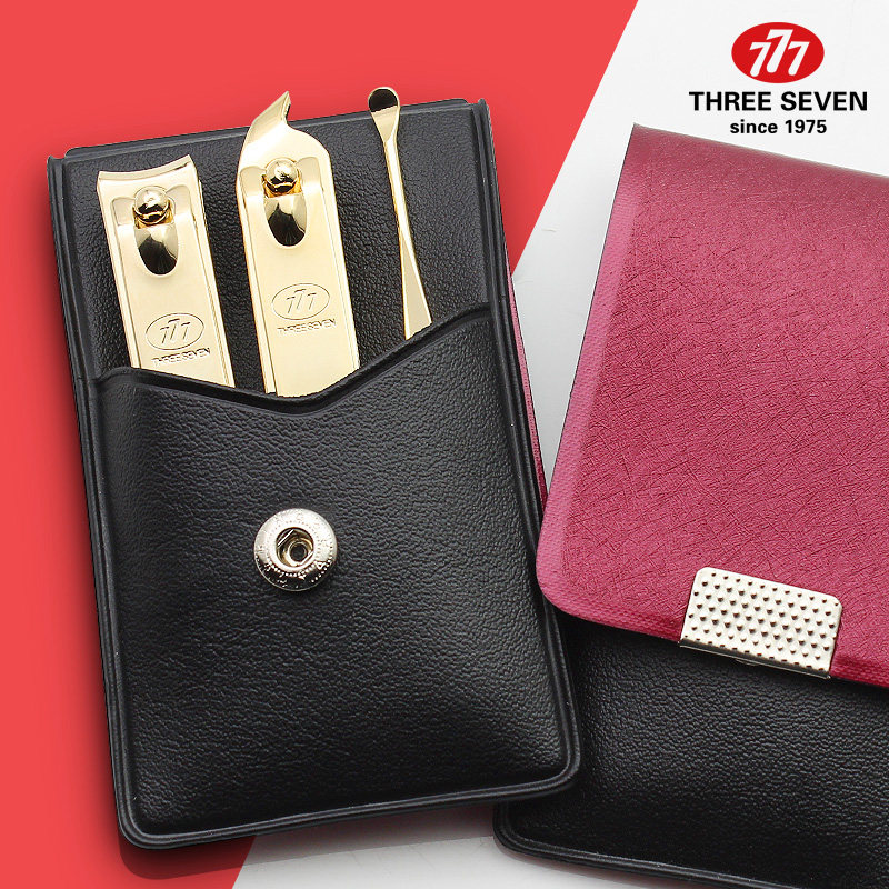 Korea 777 nail clippers nail clippers dig ear spoons suit single professional care for men and women cute diagonal nail clippers