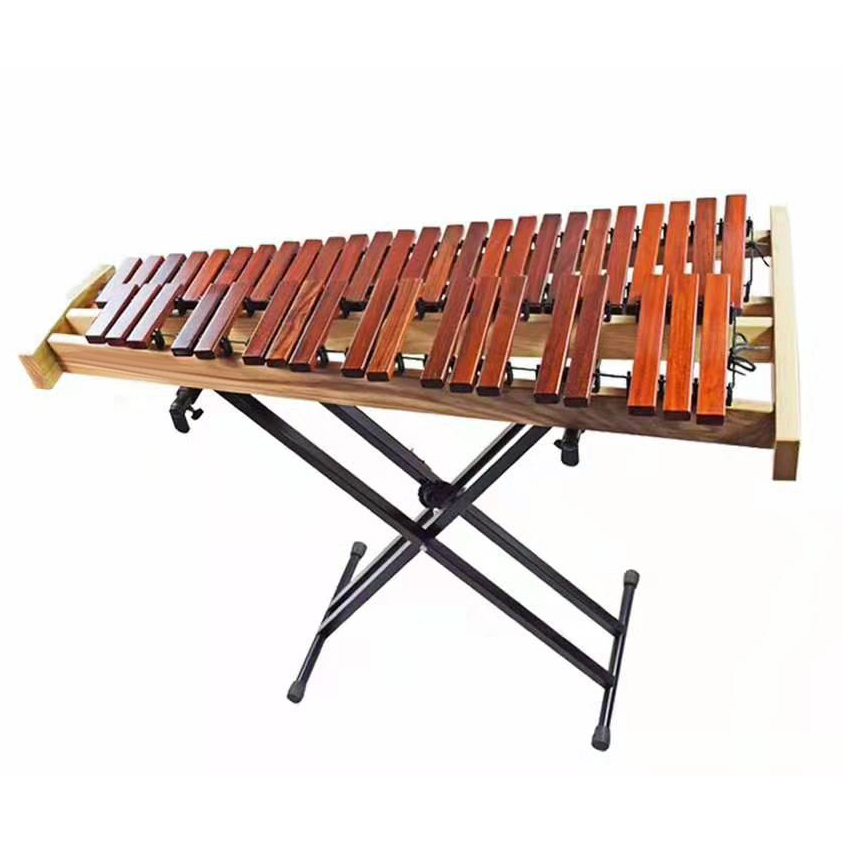 Xylophone new African mahogany treble 3 sets 1/2 AM44 tone 49 keys Instrument send stand to give gavel