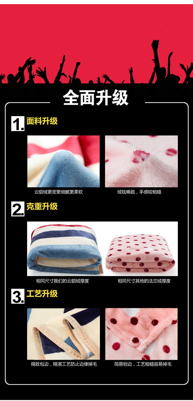 Ấm san hô fleece chăn mền dày thảm giản dị thoải mái sang trọng ngắn sang trọng danh sách chăn gấp món quà vườn - Ném / Chăn chăn ga nỉ nhung