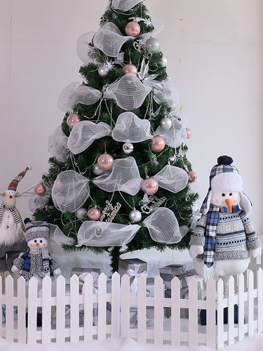 Купить товар Набор новогодних кукол, куклы на семью из трех человек, лось, снеговик, украшения Деда Мороза, новые украшения под елку