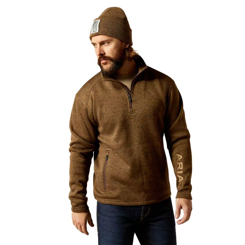 American Outdoor Ariat Equestrian High-End Outdoor Navajo Functional Technology Stand-Up Collar Fleece Sweatshirt