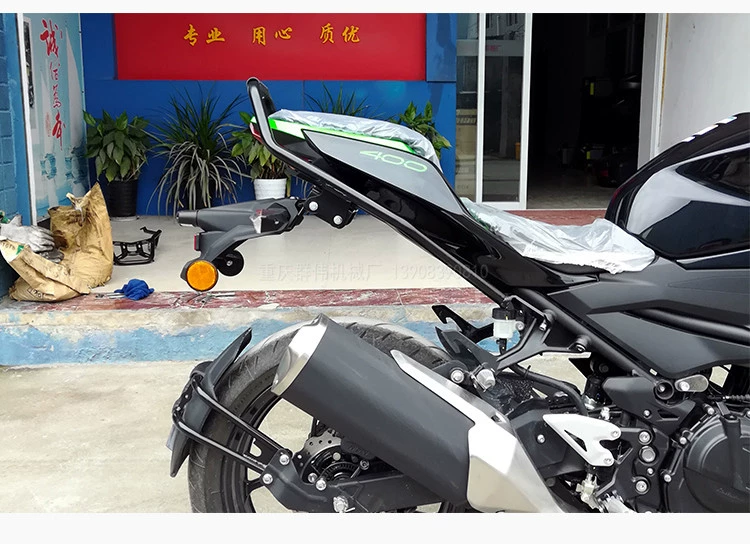 Thích hợp cho Kawasaki Z400 để tay sau, cánh sau, giá sau, giá cốp, gác tay, phụ kiện chỉnh sửa - Xe máy Sopiler