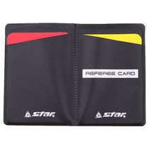 STAR World Red Yellow Card Football Match Referee Kit Red Yellow Card Set With Record Paper SA210