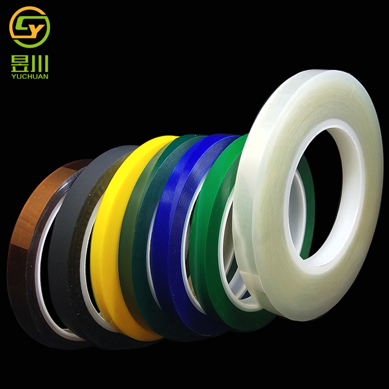 Power lithium battery protective film termination adhesive tape pet insulation acid-resistant, easy to pull rubberized fabric fixed bandaged without residual glue
