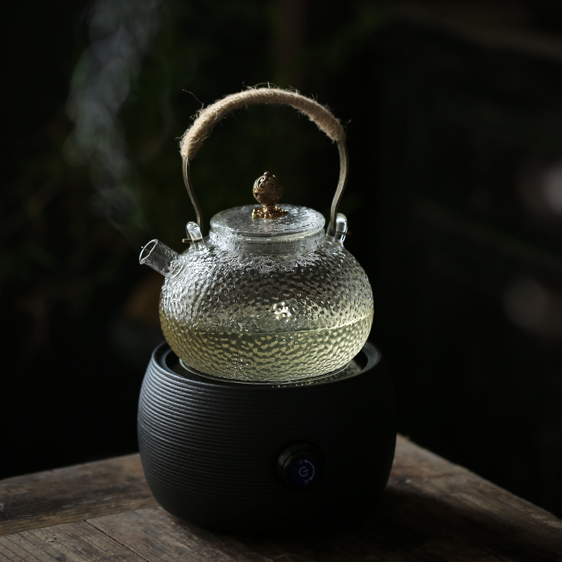 ShangYan girder pot of heat - resistant glass tea set hammer teapot high - capacity household kunfu tea TaoLu boiled tea machine