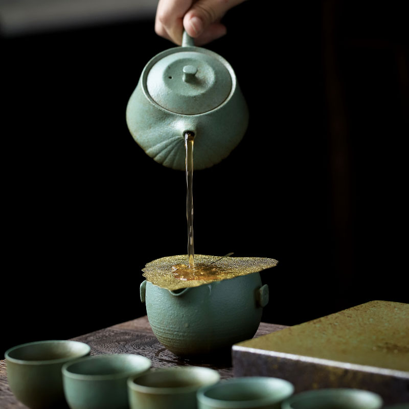 ShangYan Japanese ceramic teapot hand grasp pot of up small teapot single pot of filtering household contracted kung fu tea pot