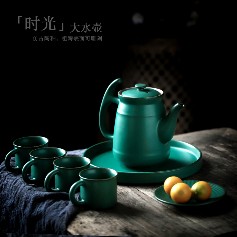 ShangYan ceramic teapot high - capacity teapot large Japanese single pot of restoring ancient ways with the filter teapot suit household