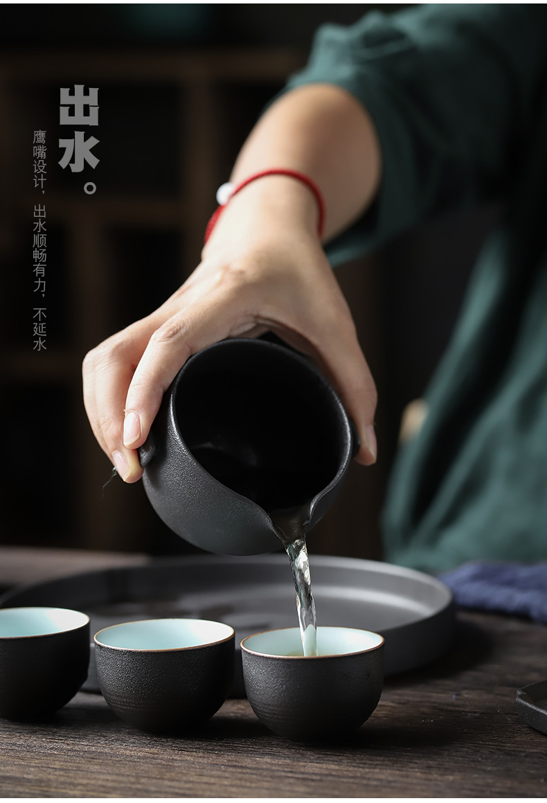 ShangYan zen wind restoring ancient ways is ceramic fair keller of black tea is a Japanese male cup points against the hot sea) a cup of tea