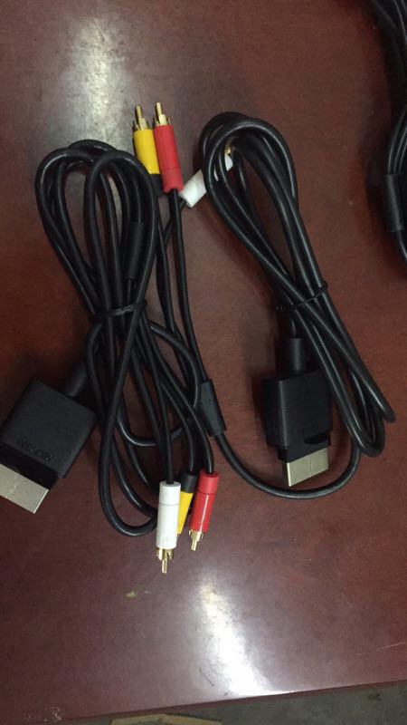 Máy XBOX360Slim chính hãng Máy mỏng video AV dòng 360S phiên bản AV line Máy chơi game gốc 360 dòng AV - XBOX kết hợp máy chơi game cầm tay 4 nút