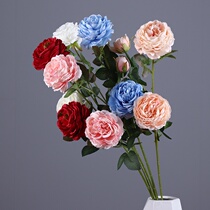 Yongyue home simulation flower peony wedding decoration fake flower table decoration flower arrangement High quality silk flower small peony multi-head
