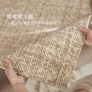 羊毛地毯客厅轻奢高级2025新款耐脏沙发茶几毯卧室中古风加厚地垫