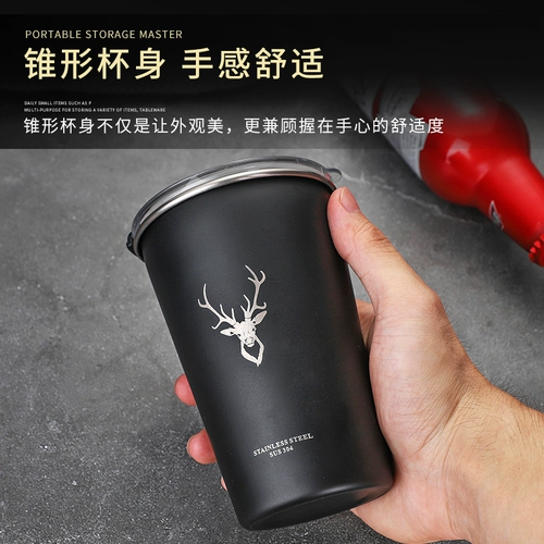 Креативный бокал из нержавеющей стали, нержавеющая сталь AISI 304, защита при падении, делается под заказ