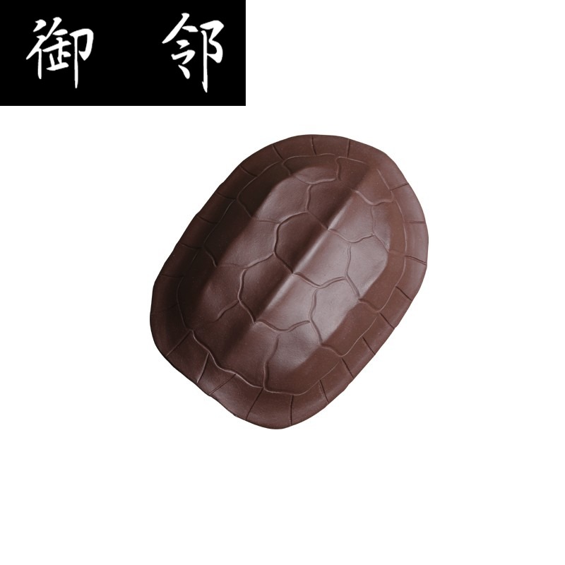 Evil spirit town curtilage yixing purple sand shell manual as divination tea pet furnishing articles feng shui decoration