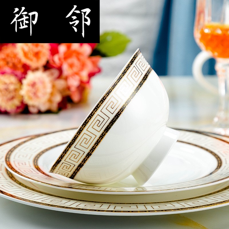 Propagated to use plate household utensils to jingdezhen ceramic ipads source gift set