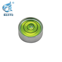 Metal Vientiane level bubble water level Bubble level Small portable level bubble round level fan