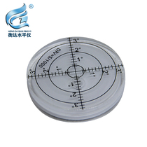 Plastic round level bubble high precision level universal horizontal bubble acrylic level horizontal ball level