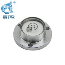 High precision bubble level Fan small bulls eye level Metal round level Mini portable level beads