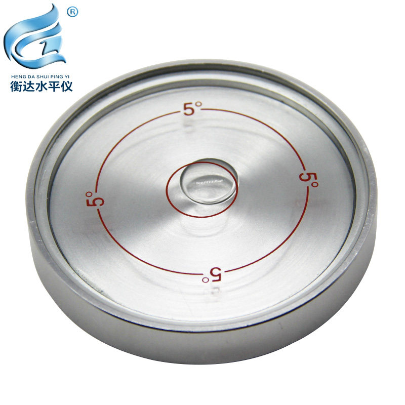 Bubble Gradienter Round Level Instrumental Level Instrumental High Precision Level Bubble Vientiane Level Gauge Full Metal Level Gauge