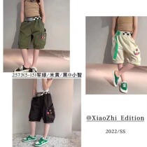 Brand childrens clothing 22 years summer new boys and girls casual work pants 2573